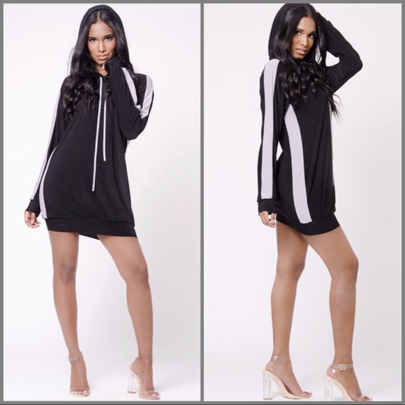 Des Feli Dresses & Skirts - Hooded Tunic Dress